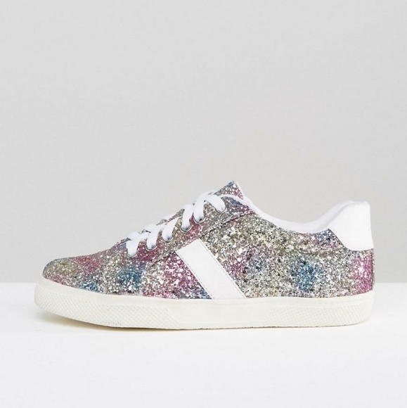 ASOS Shoes - ASOS Dancing Queen Glitter Sneaker